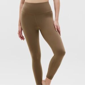 NWT, Athleta Women’s Elation Ultra High Rise 7/8 Legging in Clay, Size Large